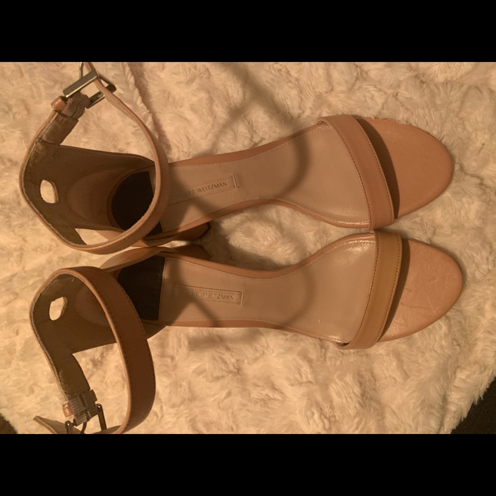 Stuart Weitzman Block Heels Approximately 3” - image 3